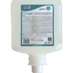 Skumsæbe - Deb Stoko Oxybac Extra - 1 liter - Uden farve og parfume - DoubleDose Pumpe - 6 stk