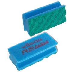 Skuresvamp - Vileda PurActive High - Ridsefri - Blå - 6,5x14cm - 10 stk