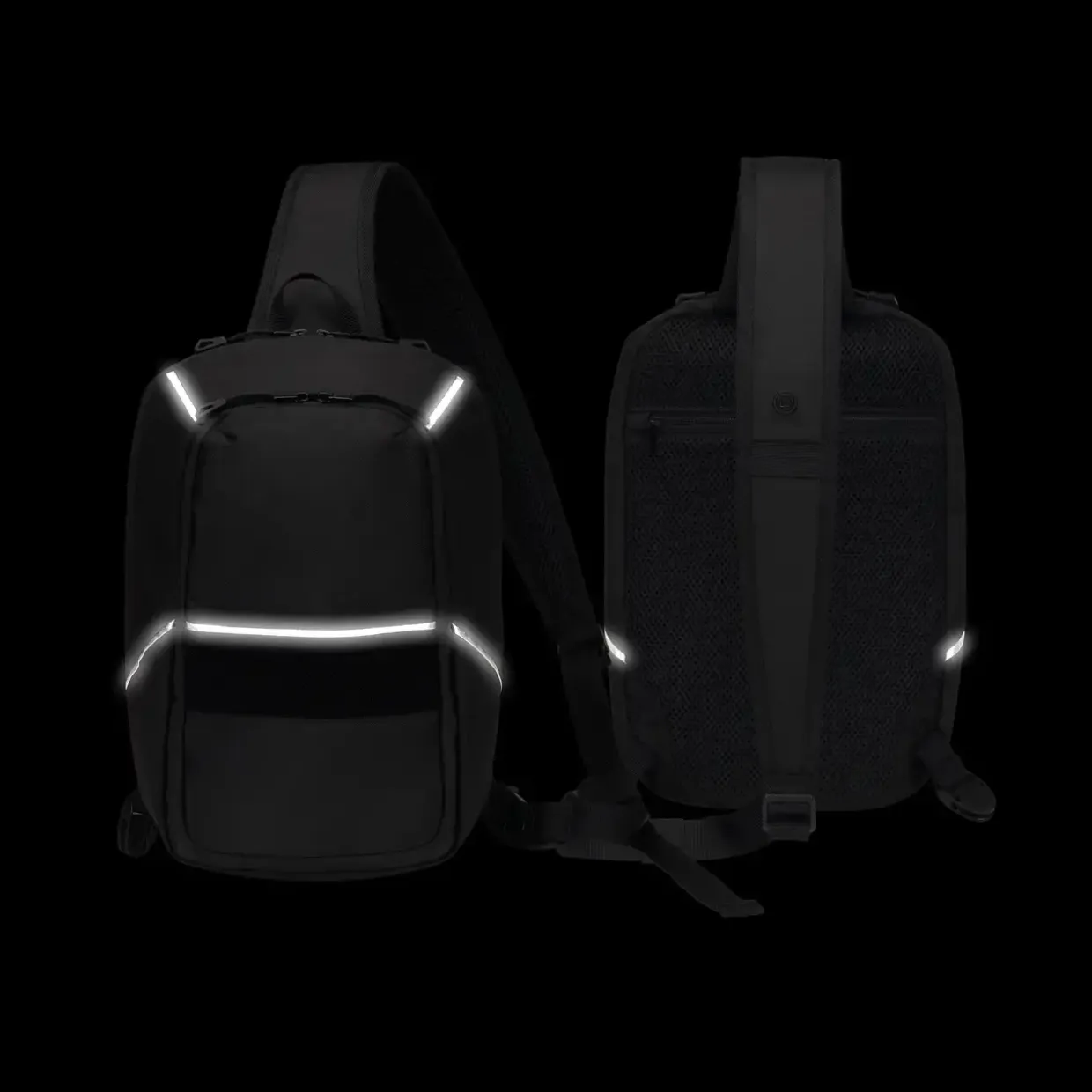 Sling Bag - Dicota Reflective - Sort
