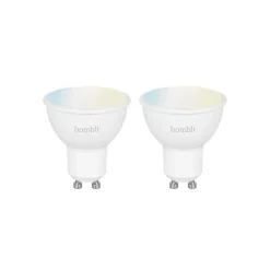 Smartpære - Hombli Smart Spot RGB & CCT (GU10) V2 - 5W - Promo Pack 1+1