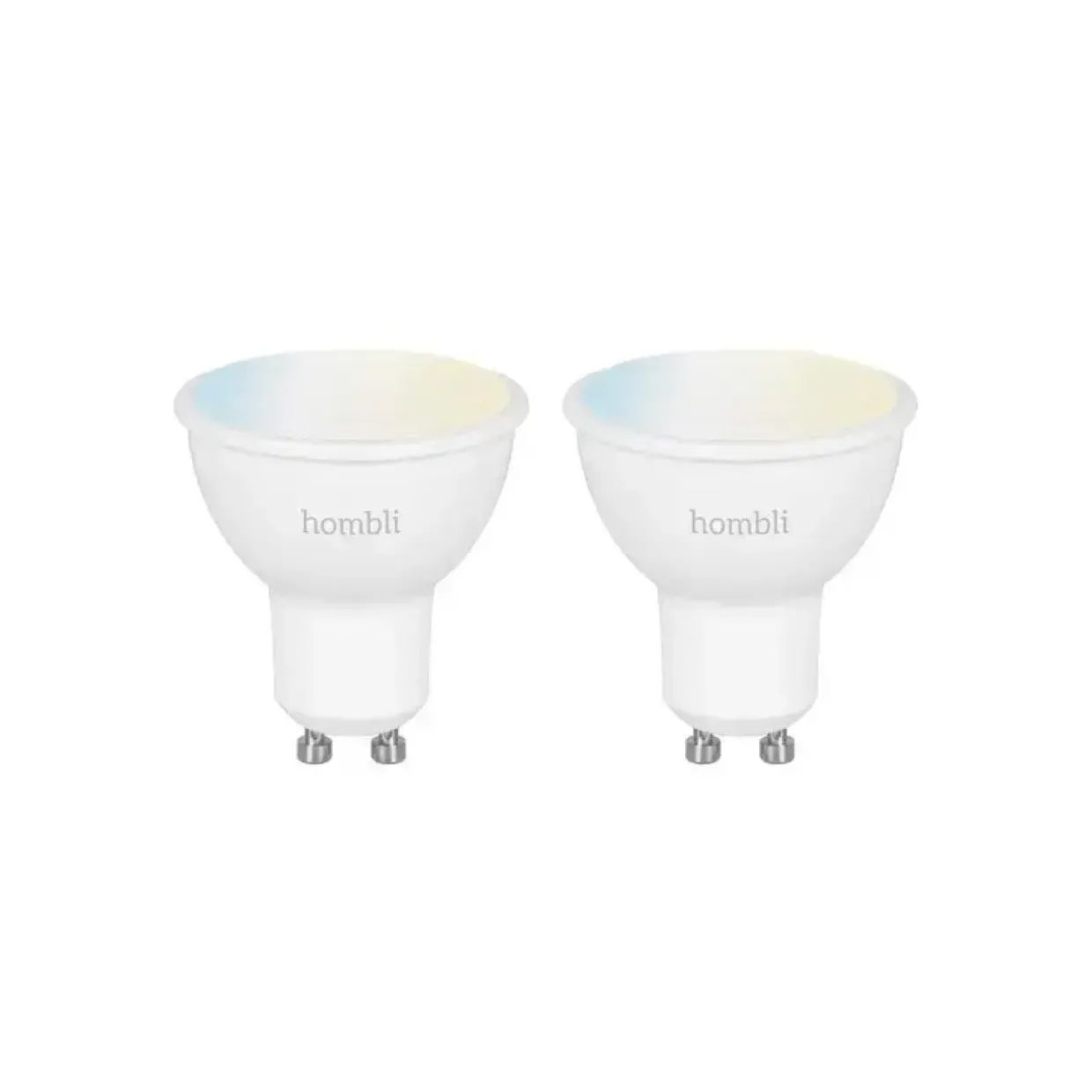 Smartpære - Hombli Smart Spot RGB & CCT (GU10) V2 - 5W - Promo Pack 1+1