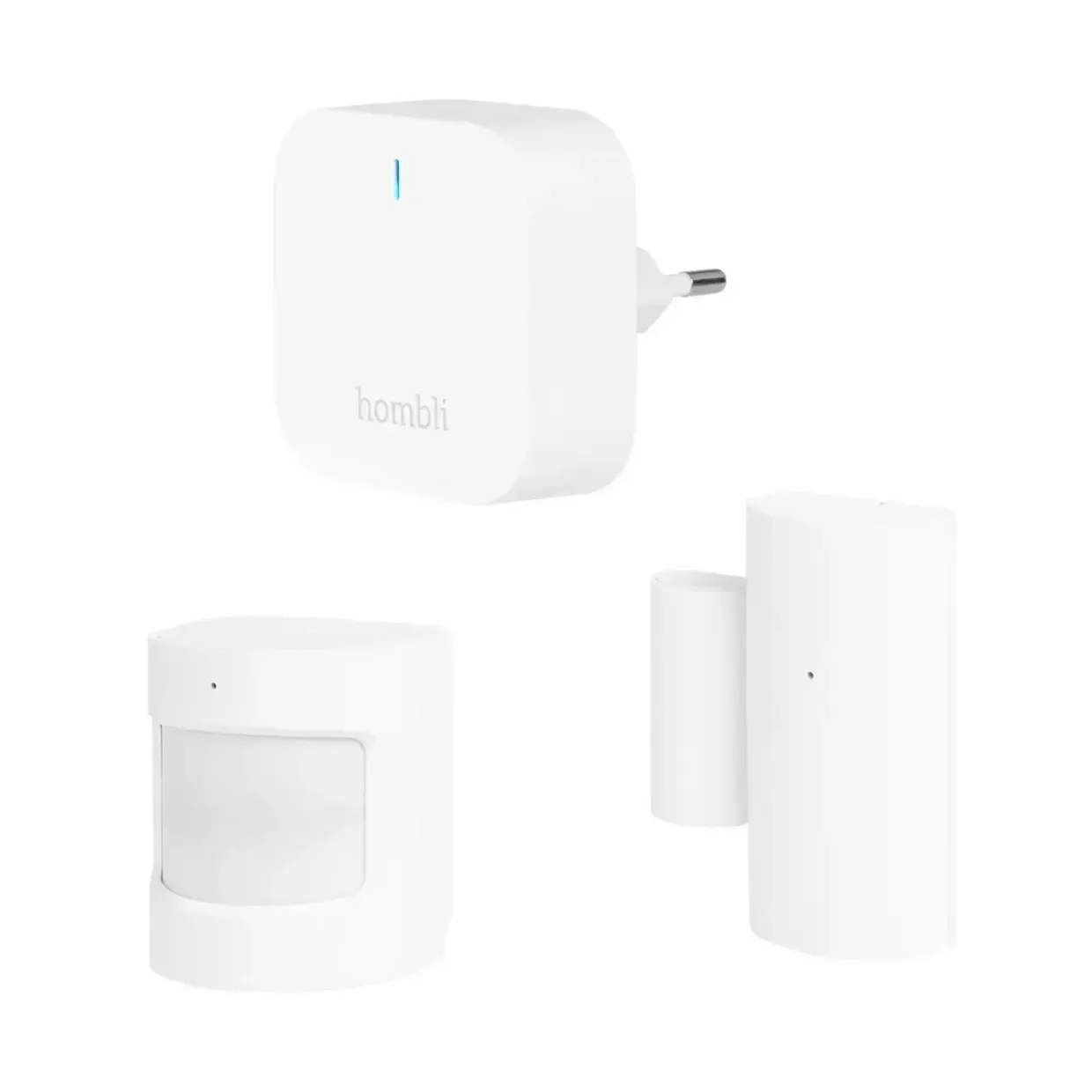 Smart sensor kit - Hombli Smart Bluetooth Sensor Kit - Hvid - Inkl. Bridge, kontakt- og bevægelsessensor