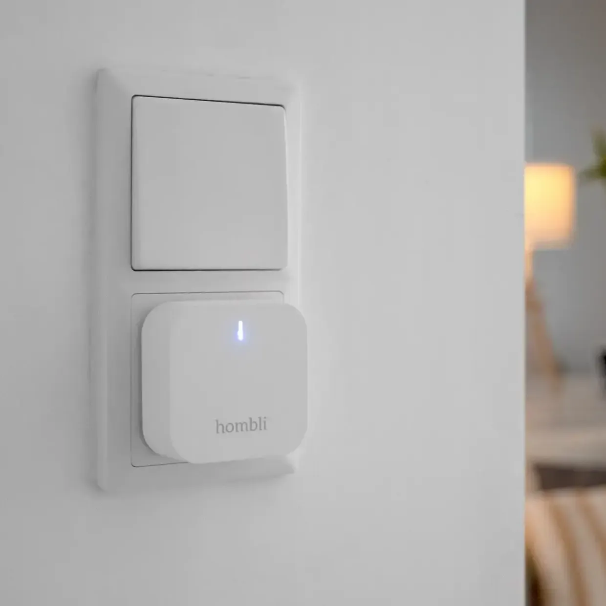 Smart sensor kit - Hombli Smart Bluetooth Sensor Kit - Hvid - Inkl. Bridge, kontakt- og bevægelsessensor