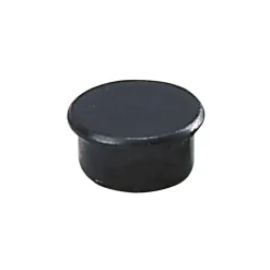 Små magneter - Dahle 13 mm rund sort - 10 stk.