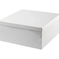 Små æsker Ø10-12 cm hvid - 27 stk