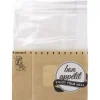 Snack bag, 21,5x13x7,5cm, brun, papir/PET, sidefalset, med afriv - 1000 stk
