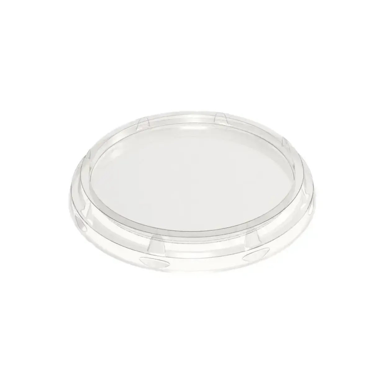 Snap-on låg, M 5095-1, 1,16cm, Ø9,89cm, klar, APET - 1376 stk