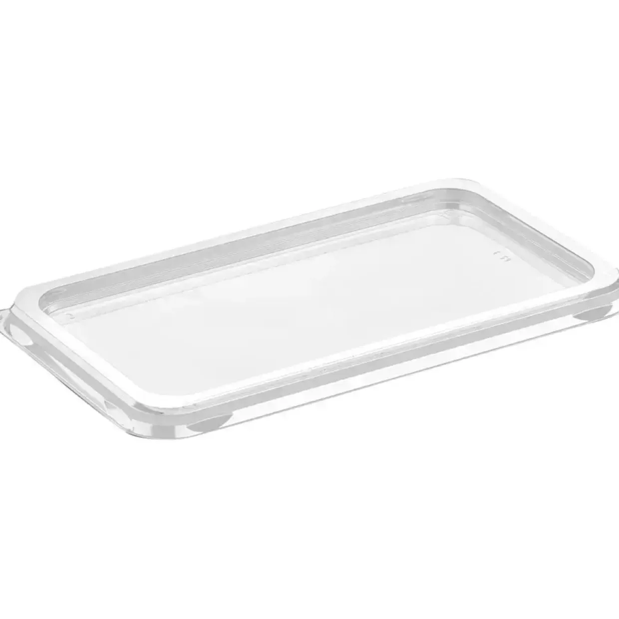 Snap-on låg M 65 lid-4 18,5x10,5cm klar APET højt til standard bakke - 560 stk