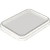 Snap-on låg, 19,45x14,38x1,69cm, transparent, APET, til standard bakke - 424 stk
