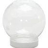 Snekugle - Klar Plast Ø8cm H8,5cm DIY