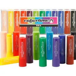 Soft Color Stick, 6,5 g, L: 8 cm, ass. farver, 12stk.