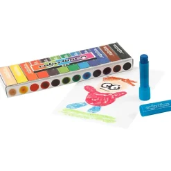 Soft Color Stick, 6,5 g, L: 8 cm, ass. farver, 12stk.