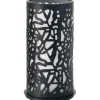 Sorte fyrfadsstager Duni Twist 75x140mm sort metal - 4 stk