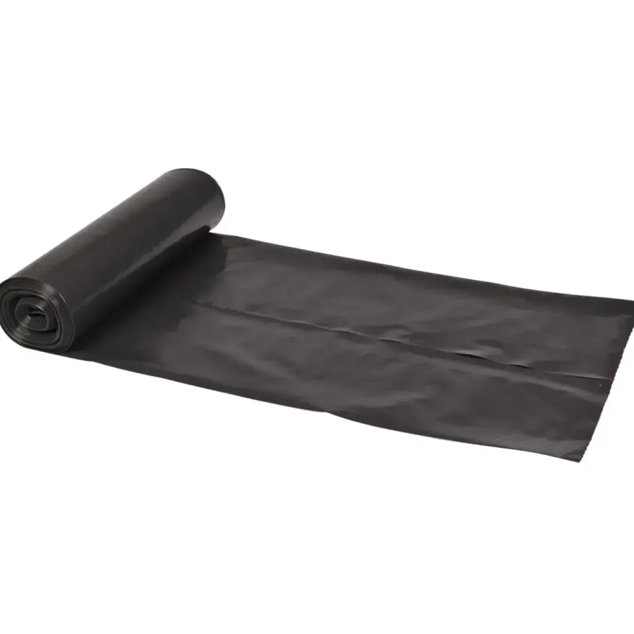 Sorte sække 100 L LDPE-recycle 72x112cm - 20 stk pr rulle - 8 ruller