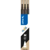 Sort refill til Pilot Frixion Clicker 0,7 mm - Sæt med 3 stk