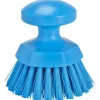 Spandebørste, Vikan Hygiejne, stiv, med ergonomisk greb, blå, 12 cm,