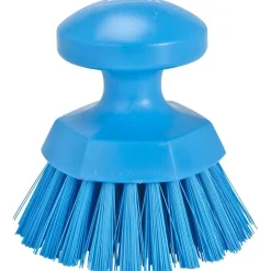Spandebørste, Vikan Hygiejne, stiv, med ergonomisk greb, blå, 12 cm,