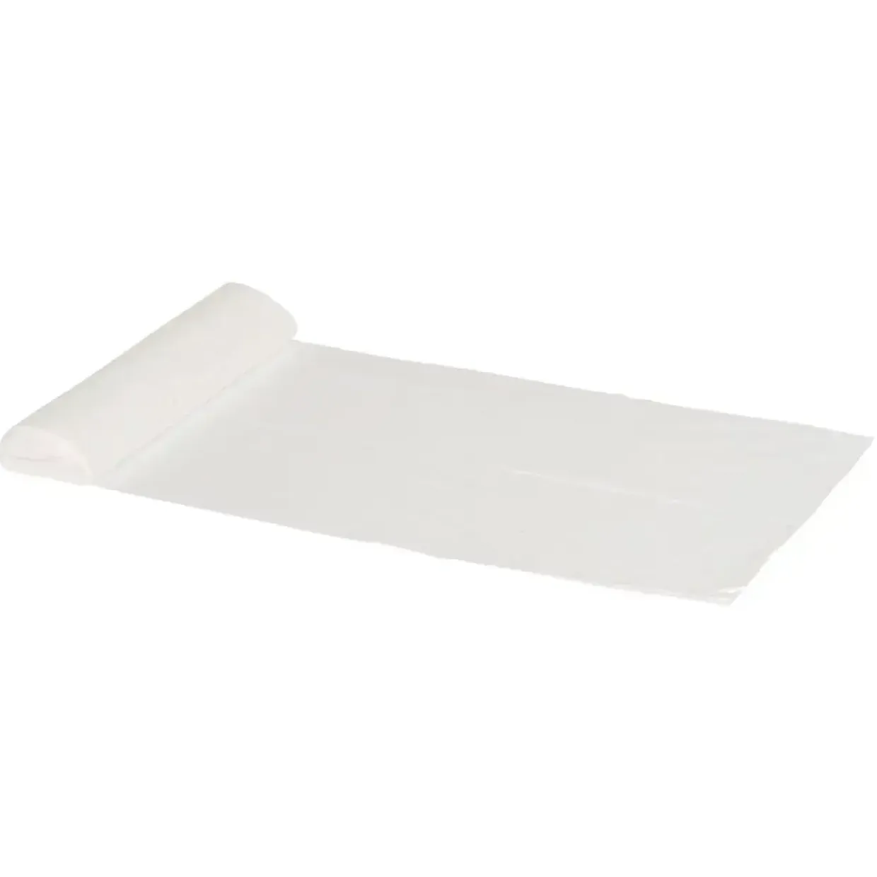 Spandepose 30 L hvid HDPE virgin 50x65cm - 50 stk pr rulle - 40 ruller