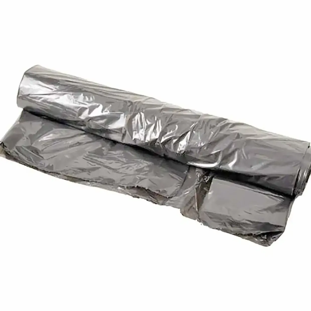 Spandepose 40ltr B500xL700mm 15my LDPE med Fals Kompakt Grå - 25 rl x 24 stk/krt