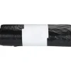 Spandeposer 40 L sort LDPE recycle 60x60cm produceret i 100% genanvendt plast - 18 ruller