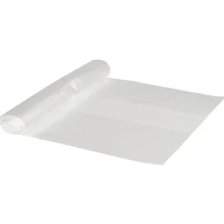 Spandepose, 60 x 60 cm, 40 L, klar, HDPE, virgin, med stjernebund, 40 stk pr. rulle, 20 ruller