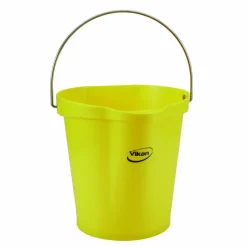 Spand, Vikan, med hank, 12l, gul