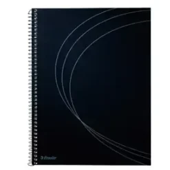 Spiralblok Esselte A5 linieret 75 ark 75g - Køb minimum 10 stk.