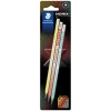 Staedtler, Blyanter, Norix, D-formet, HB, Assorterede farver - 3 stk