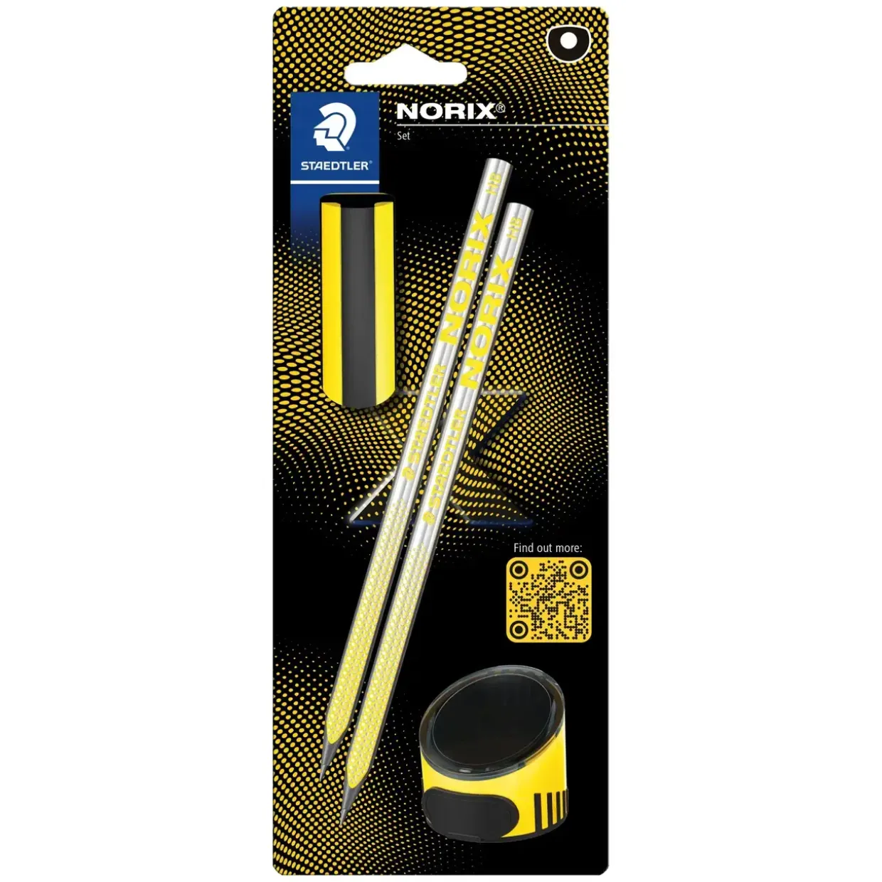 Staedtler Blyant Norix HB sæt gul blister (4)