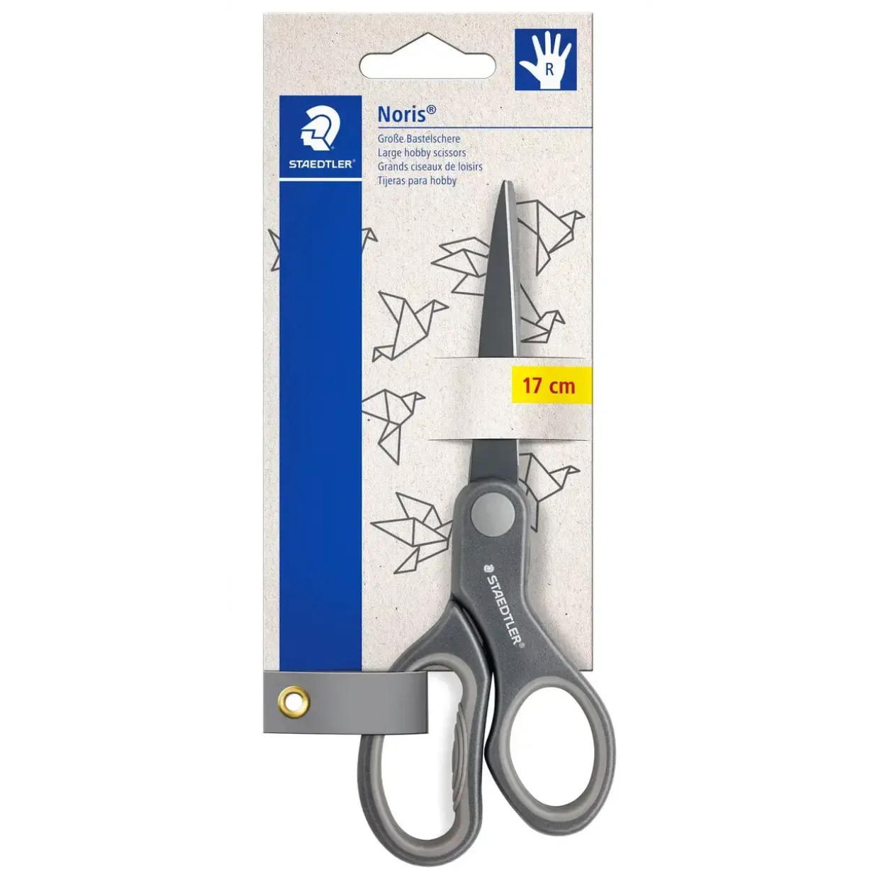 Staedtler Børnesaks Noris 17cm ass blister - Køb minimum 12 stk.
