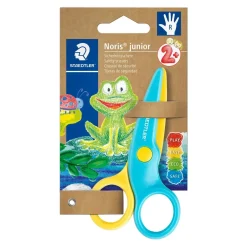 Staedtler Børnesaks Noris Junior 10cm lyseblå/gul
