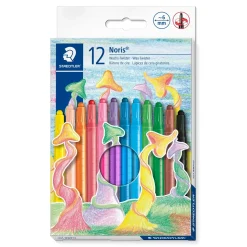 Staedtler Noris Club Oliekridt - Sæt med 12 farver - 221NWP12