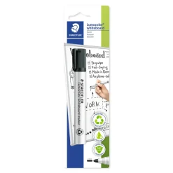 Staedtler WB Marker Lumocolor rund 2mm sort blister - Køb minimum 10 stk.