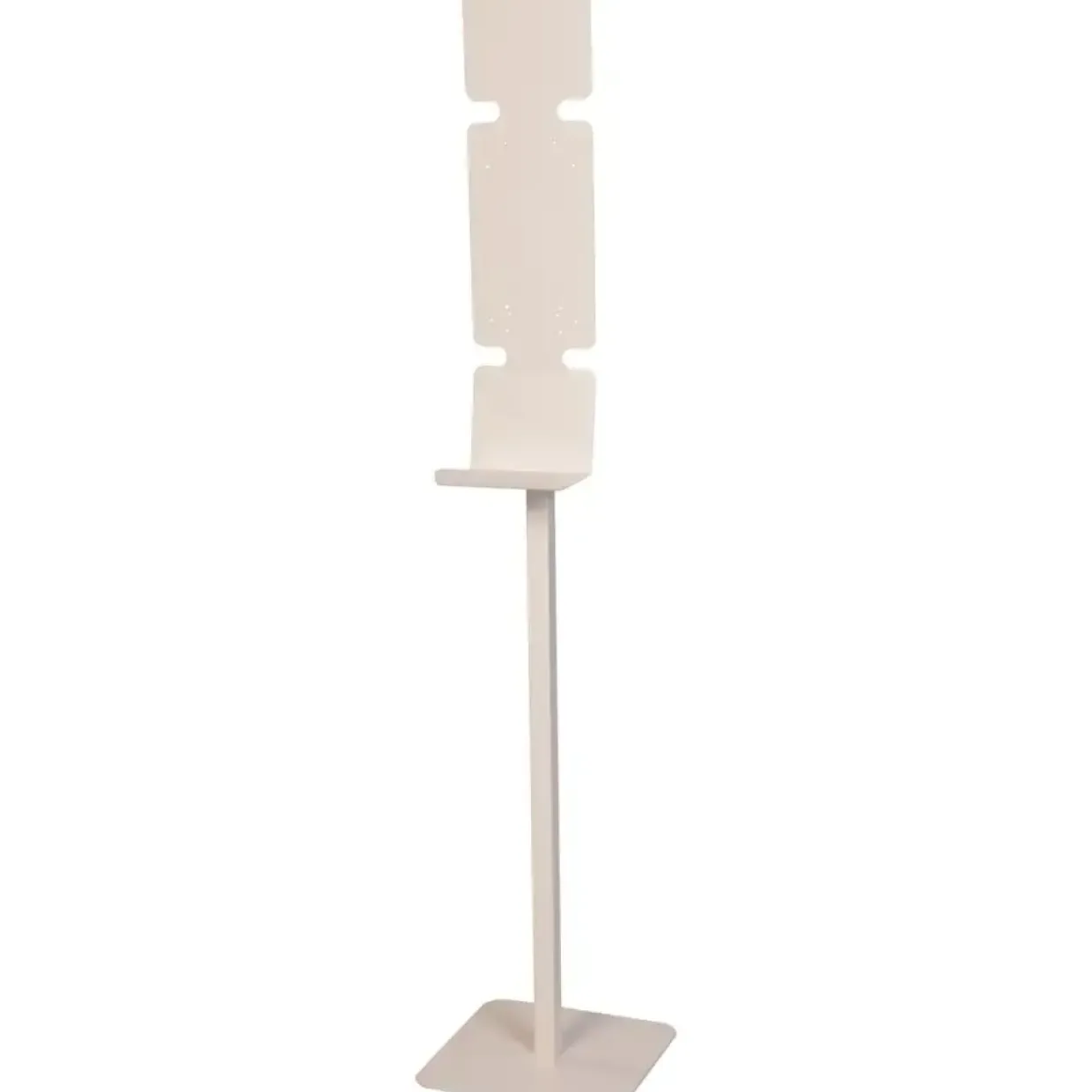 Stander, hvid, til hånddesinfektions touchfree dispenser fra Abena, Deb, Gojo og Purell