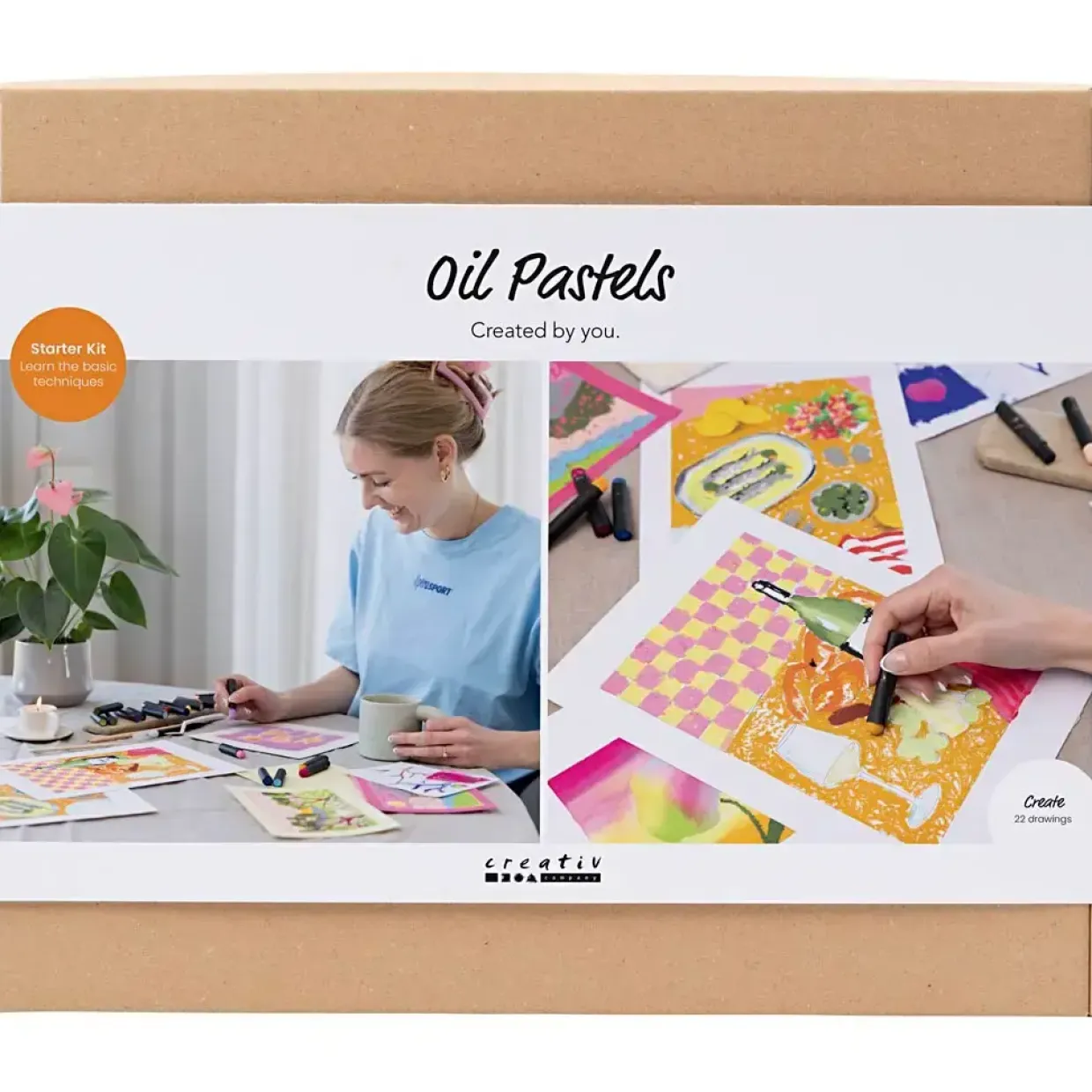 Start DIY Kit Oliepastel, ass. farver | 1 pk.