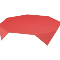 Stikdug, Dunisilk, Linnea Red, 84x84cm, rød - 100 stk
