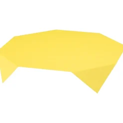 Stikdug Dunisilk Linnea 84x84cm gul - 100 stk