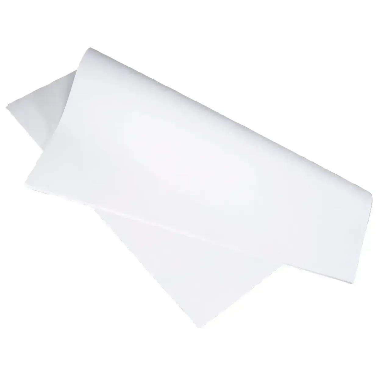Stikdug glat papir hvid 70x70cm 90g 500 stk pr pakke
