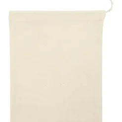 Stofpose, str. 21x25 cm, 110 g, lys natur, bomuld, 5 stk./ 1 pk.