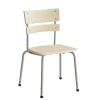 Stol Classic 151, massiv birk, alu stel