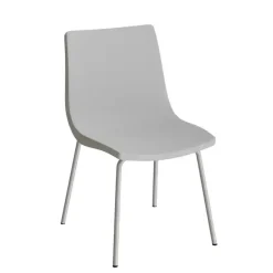 Stol Colt 10011 Alugrå tekstil, alugrå stel