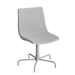 Stol Colt 10013 Drejeligt undestel, alugrå tekstil, alugrå stel