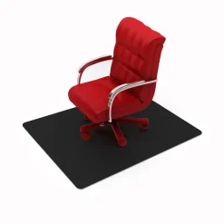 Stoleunderlag Floortex Advantage PVC 90x120 cm med pigge sort