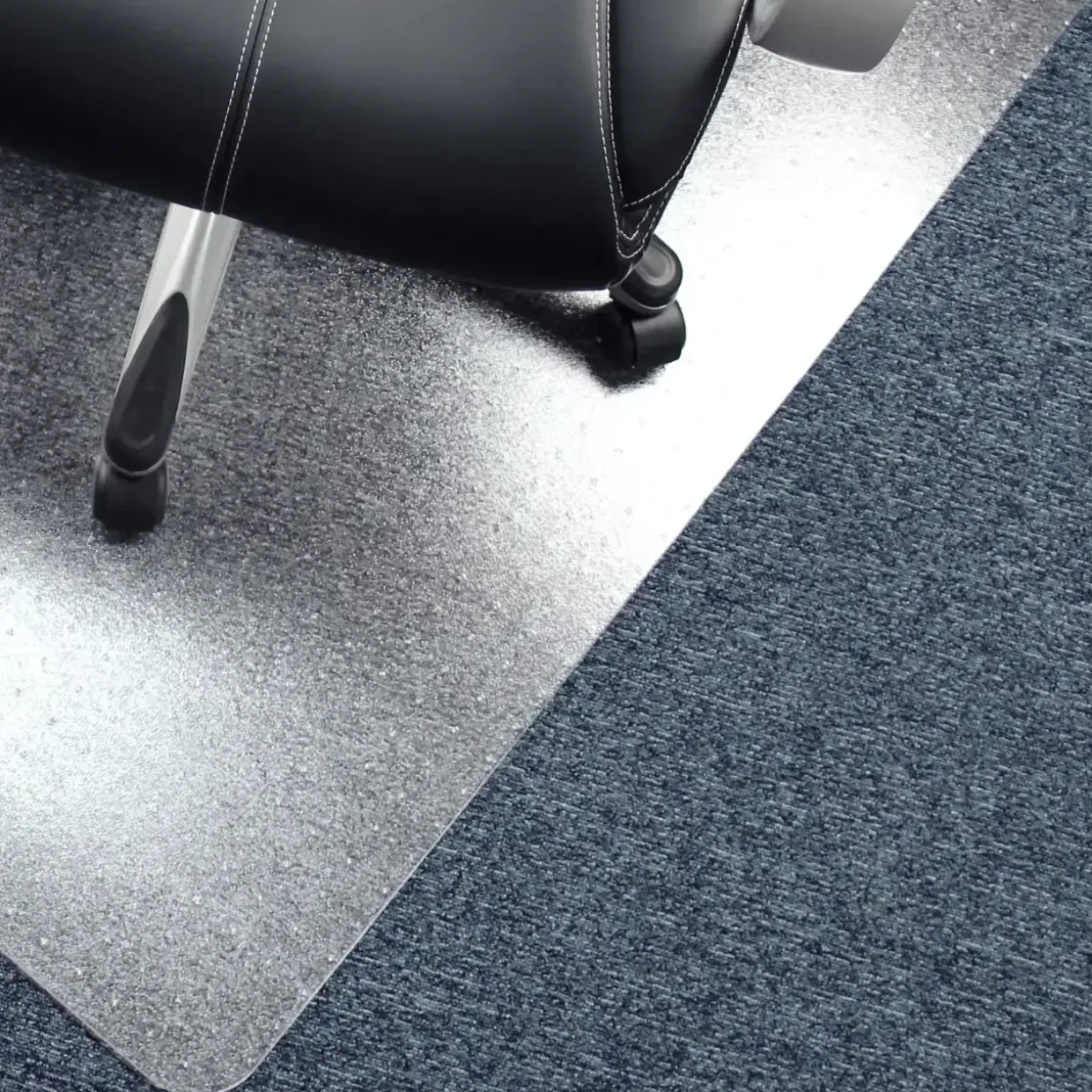 Stoleunderlag Floortex Advantage Budget PVC 116x150 cm med pigge