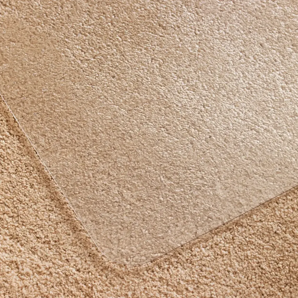 Stoleunderlag Floortex Ultimat PC 116x116 cm med pigge - Køb minimum 6 stk.