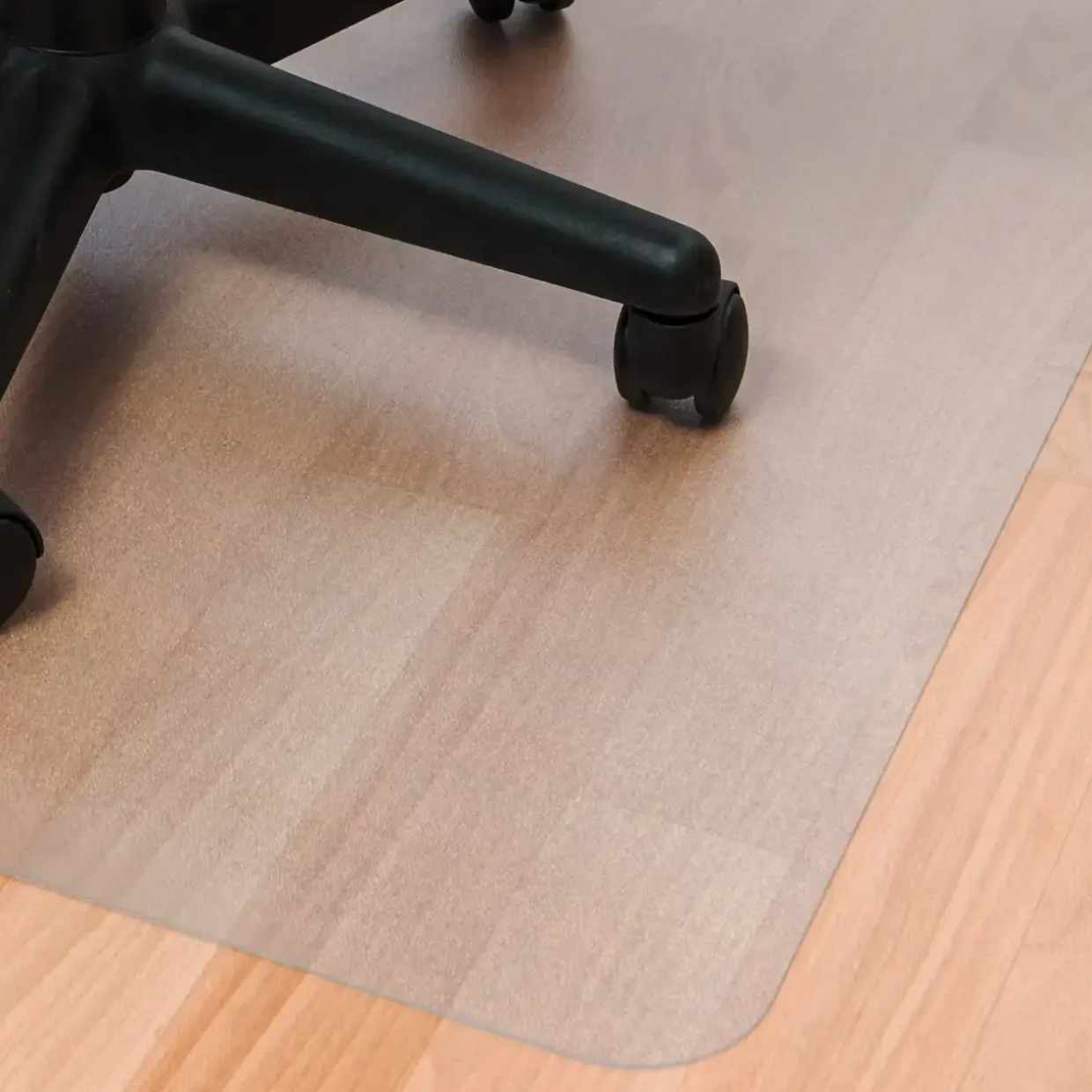 Stoleunderlag - Floortex Valuemat PVC 90x120 cm - Rektangulær - Transparent - Uden pigge