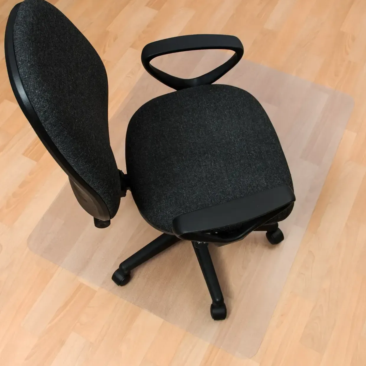 Stoleunderlag - Floortex Valuemat PVC 90x120 cm - Rektangulær - Transparent - Uden pigge