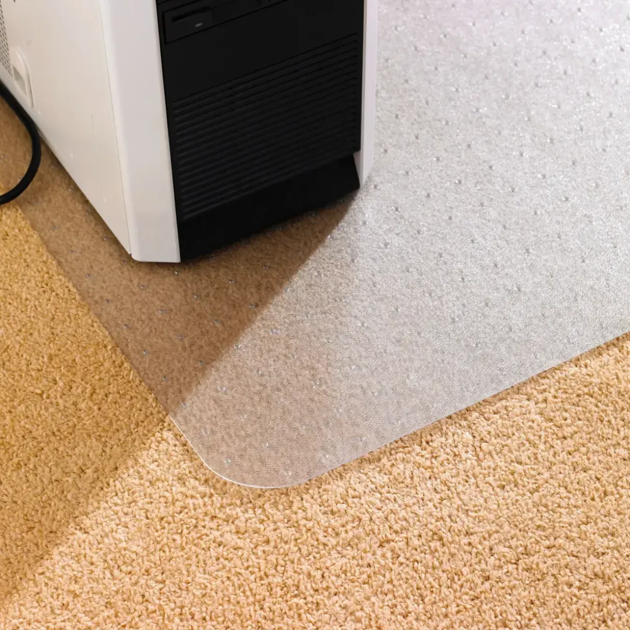 Stoleunderlag med pigge Floortex Advantage antistatisk PVC 116x150 cm