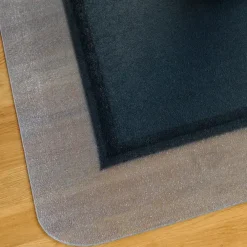 Stoleunderlag med ståmåtte - Matting - Yoga - sort og neutral - 120 x 150 cm