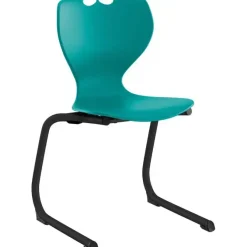 Stol Tarris Junior, turkis sæde med sort C-stel
